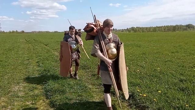 Римский контуберний на марше. смотреть онлайн