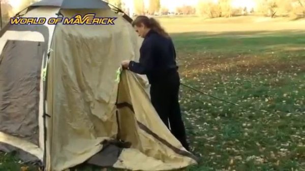 Установка кемпинговой палатки World of Maverick FAMILY COMFORT