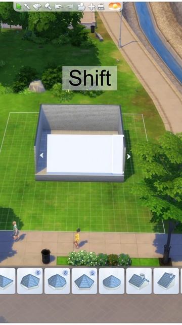 ПАНОРАМНЫЕ окна из обычной КРЫШИ в The Sims 4 #sims4 #sims #gameplay # смотреть онлайн