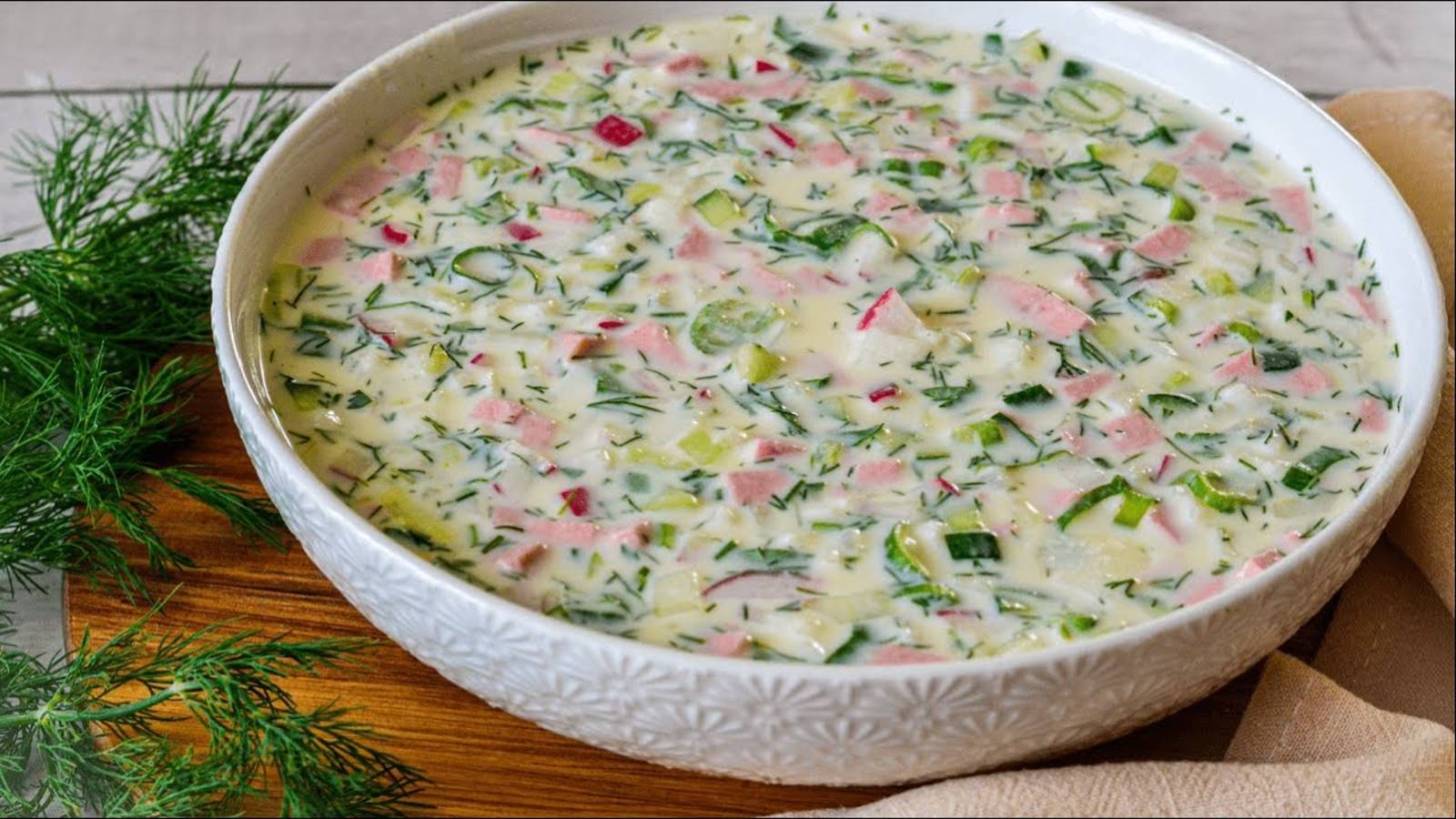 Запомните этот РЕЦЕПТ и Быстрее ГОТОВЬТЕ! Самая Вкусная ОКРОШКА! | Рецепт Окрошки на Кефире смотреть онлайн