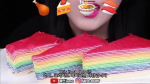 Асмр[Asmr] еда по эмодзи 🍗🍰🍜🍣