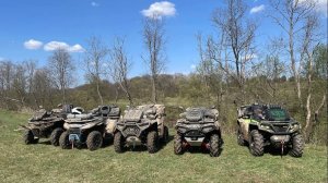 Мега-покатушка! 5 квадроциклов и целебные грязи! Cf Aodes STELS Segway