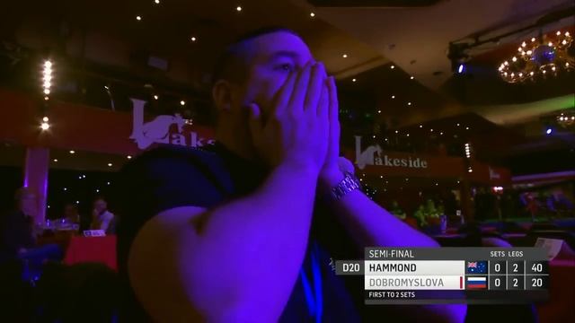 2017 BDO World Darts Championship Semi Final Hammond vs Dobromyslova смотреть онлайн