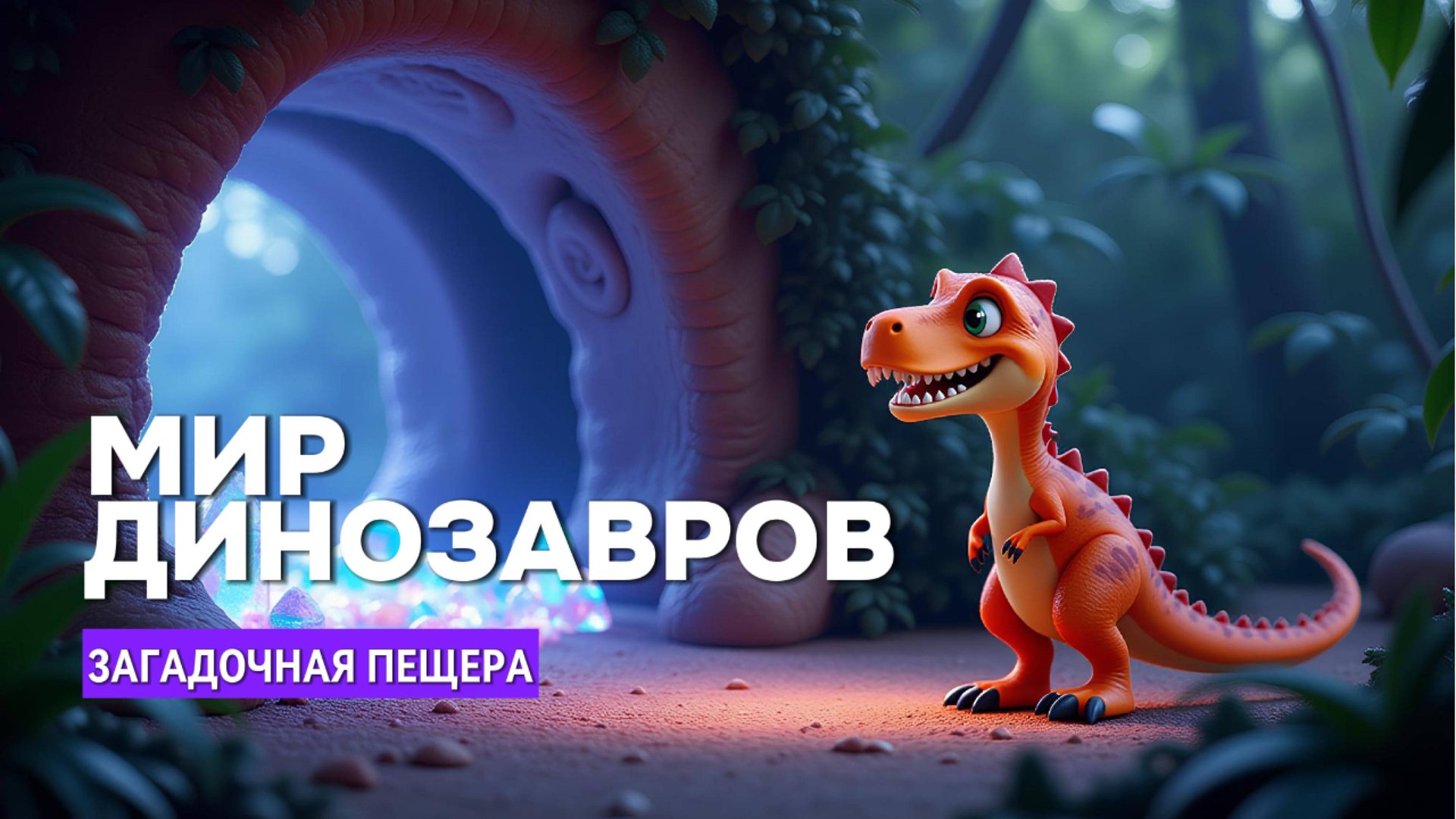 Мир динозавров. Загадочная пещера 🦕🌍 смотреть онлайн