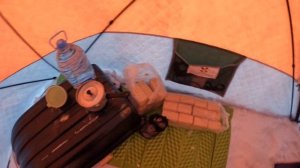 ЗИМОЙ в палатке с печкой. Поход на выходные