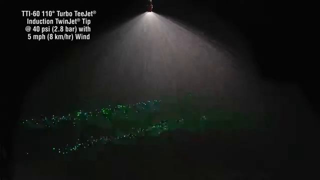TeeJet TTI60 TTI TwinJet Spray Tip Drift Demo смотреть онлайн