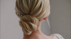 Урок по созданию пучка + техника работы с нарощенными волосами