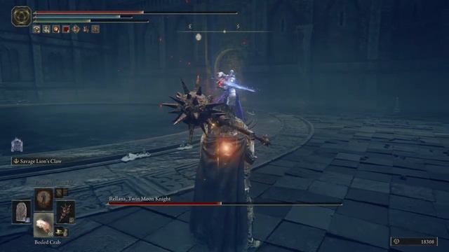 ELDEN RING RELLANA TWIN MOON KNIGHT Boss Fight SOLO смотреть онлайн
