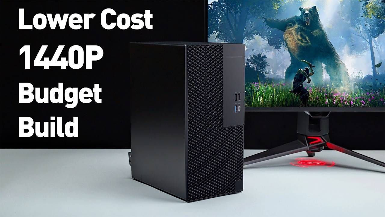 We Built Low Cost Budget Gaming PC That Can Handle 1440p Gaming! смотреть онлайн