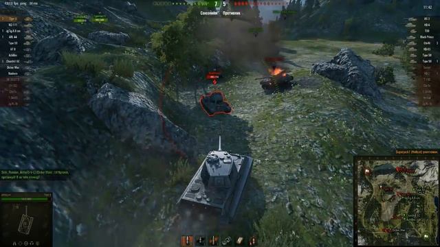 Tiger II. (6114 урона и 8 фрагов) смотреть онлайн