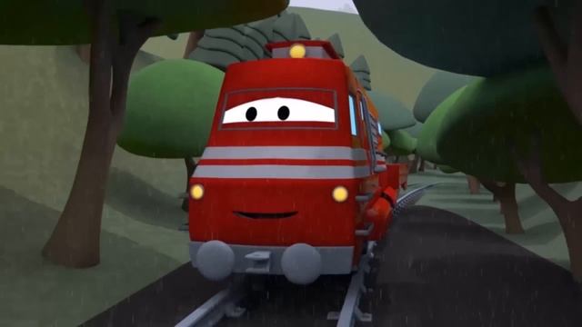 Поезд Трой -  ПОЕЗД ЭЛЕКТРИК Трой спасает друзей от удара током! - детский мультфильм