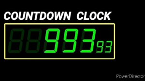 JHC 2,000 Seconds Countdown (33:20 Minutes) Digital Stopwatch Countdown Clock, Remix BBC EP.02