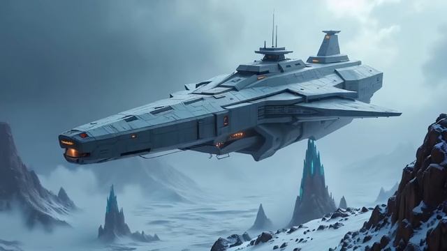 The Unbelievable Silent Descent Spaceships Approach a Shrouded World! смотреть онлайн