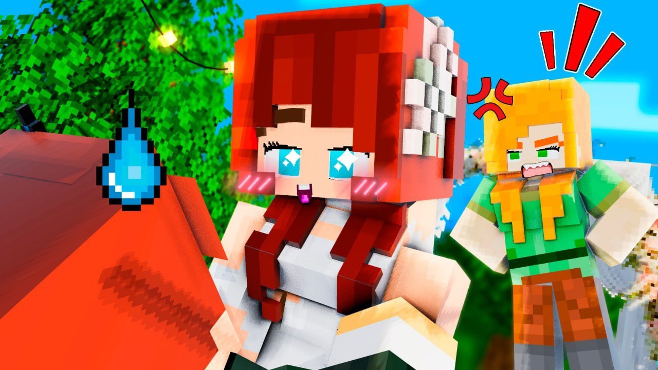 СМЕШНОЙ МУЛЬТФИЛЬМ ПРО МАЙНКРАФТ, девушки не поделили парня смотреть онлайн