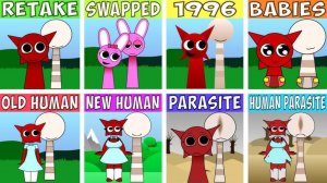 ♻️ ВСЕ ПЕРСОНАЖИ RETAKE?! | Сравнение НОВЫХ ВЕРСИЙ Incredibox 💀🔁 #sprunki #retake #incredibox