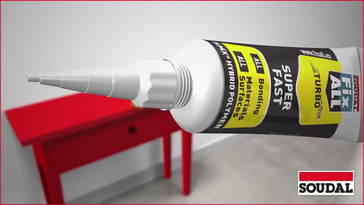Как использовать клей-герметик Soudal Fix All в тюбике?