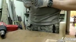 Самодельные ножны из пластиковой трубы homemade sheath made of plastic pipe