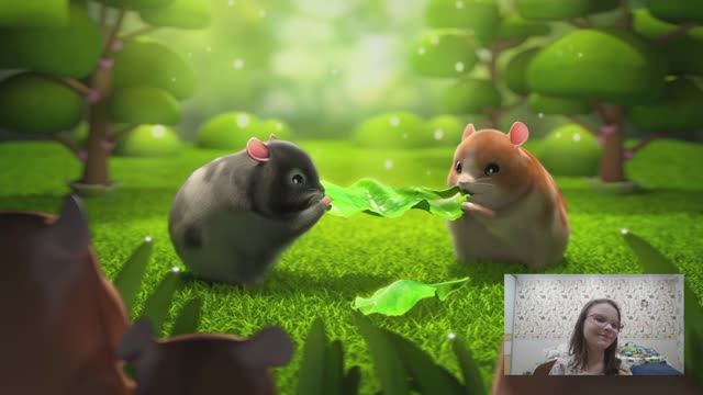 Играем в хомячков Hamster Playground на приставке Xbox