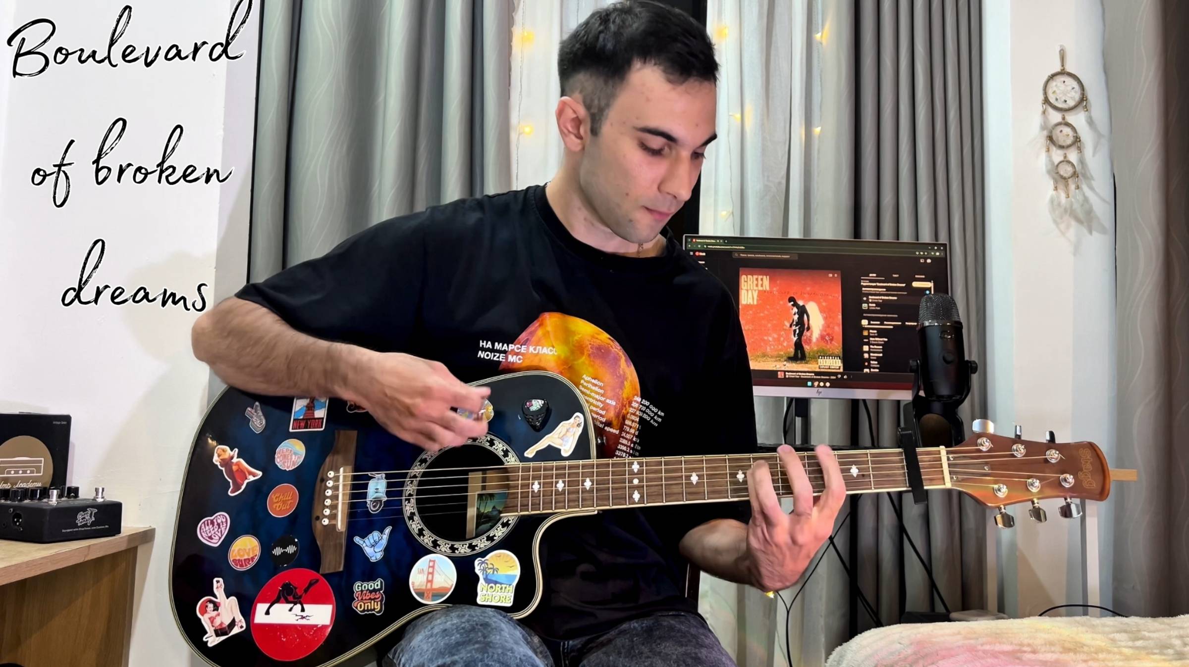 Green Day - BOULEVARD OF BROKEN DREAMS (guitar Cover)