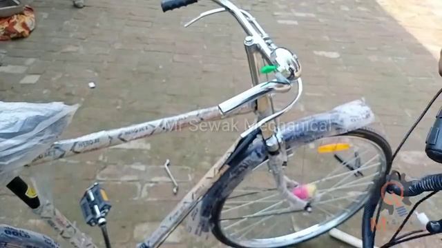 DIY How to make simple bicycles to electric cycle with 250 watt moter Full Details смотреть онлайн