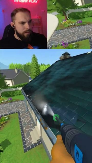 Приступаем к мойке крыши #mrmishinplay #игры #steam #powerwashsimulator