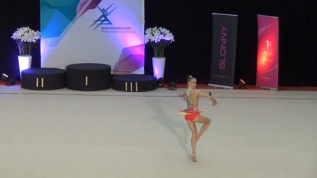 Veronika Zotova clubs all around Eesti MV 2018 смотреть онлайн