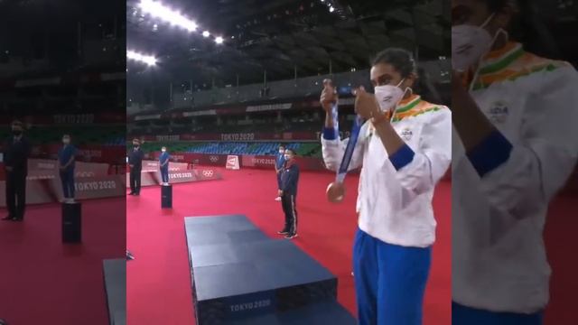 Sindhu's Bronze Medal Moment #Tokyo2020 #Shorts смотреть онлайн