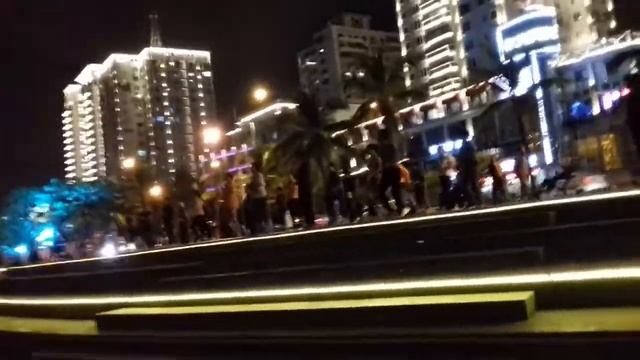 ночной город Санья (Китай) смотреть онлайн