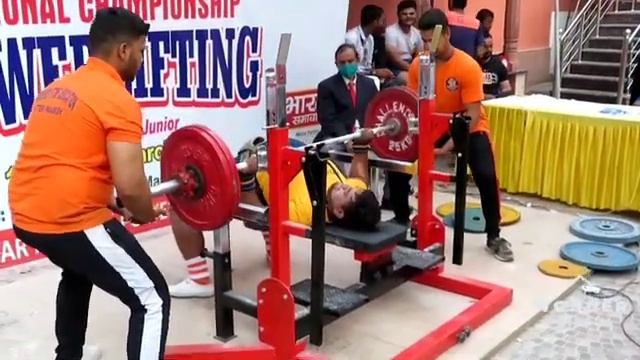 Biggest Record India Squat,105kg Category Lift | Sub-Junior National Powerlifting Competition 2021 смотреть онлайн