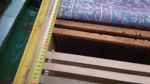 Улей лежак на 20 рам вид изнутри.