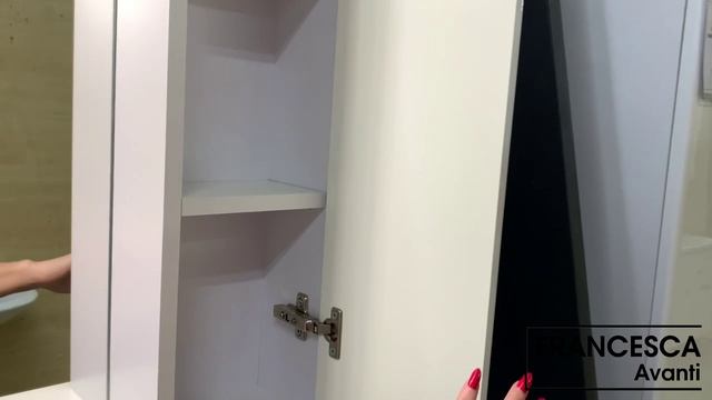 Шкаф-зеркало Francesca Империя 105 белый (2 шкафа) смотреть онлайн