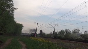 Паровозы П36-0110/0120 с Поездом Победы.