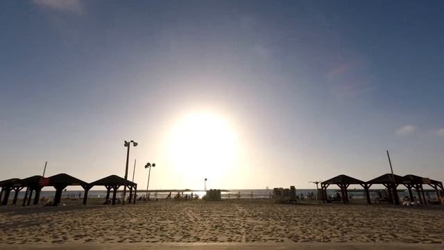 Закат в Тель-Авиве (Timelaps GoPro Hero 5 Session) смотреть онлайн