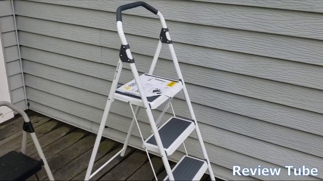 Gorilla Ladders 3-Step Steel 225 lbs. Capacity. Folding (Review) смотреть онлайн