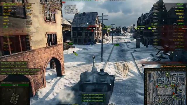 6E3PyKuu_CTATuCT AMX 50 120 (Зимний Химмельсдорф) 10 Фрагов МАСТЕР смотреть онлайн