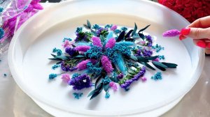 Создание белого стола из эпоксидной смолы и сухоцветов