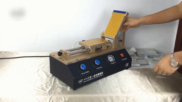 TBK 765 3 In 1 Automatic OCA Film Machine For Iphone Lcd Dispaly Repair,Built In Vcuum Pump, No Nee