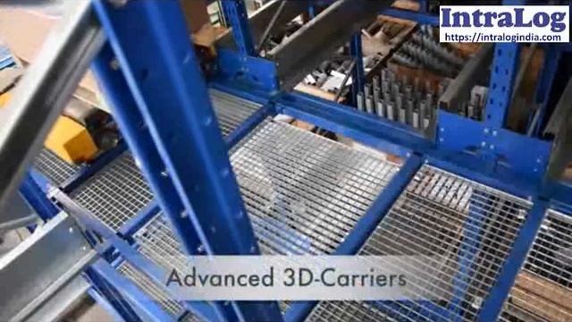 ASRS Pallets 4 Way 3D Pallet Shuttles смотреть онлайн