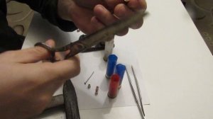 капсюль жевело в новую гильзу 12 калибра для еврокапсюля. #j[jnf