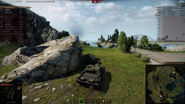 СУ-122-44, Тихий берег, Стандартный бой смотреть онлайн