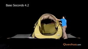 Демонтаж палатки Quechua BASE SECONDS 4.2
