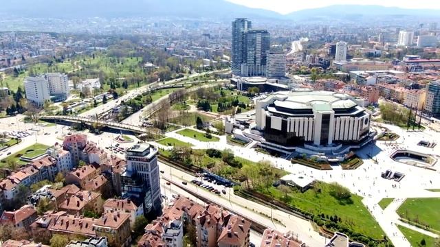 Путешествие в город София, Болгария | Отдых, обзор, туризм, виды, места, туры | Видео 4к дрон смотреть онлайн