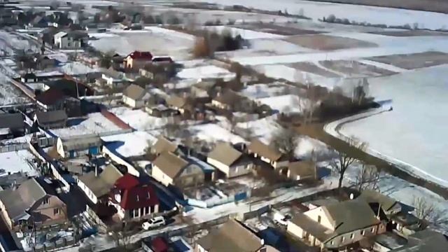 Полет дрона зимой ДРОН I900 смотреть онлайн