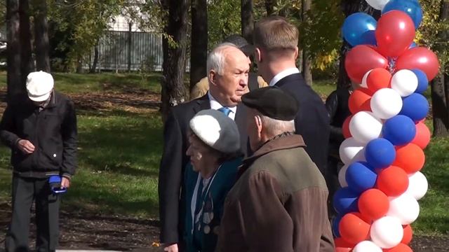 Открытие сквера в п. Горького смотреть онлайн