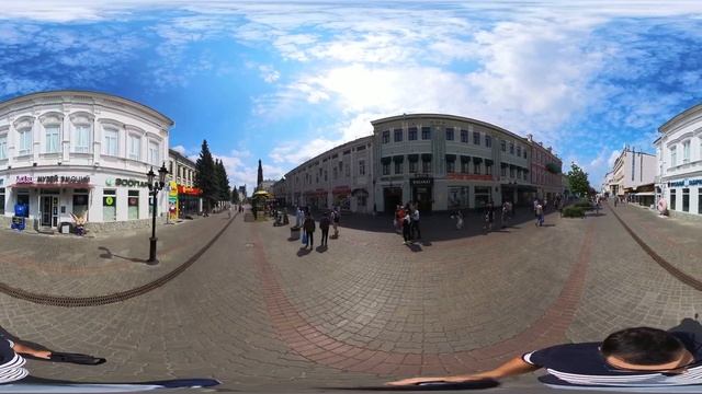 Казань / Баумана / 360 обзор / звуки улиц #kazan #360 #insta360x3 #Казань #360video