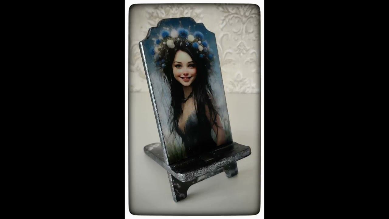 Подставки для смартфонов. Декупаж.