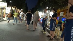 Вечерний Судак, Крым. Прогулка по набережной, развлечения на любой вкус.