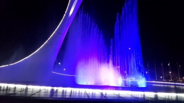Сочи. Олимпийский парк. Имиритинский курорт. Поющие фонтаны. смотреть онлайн