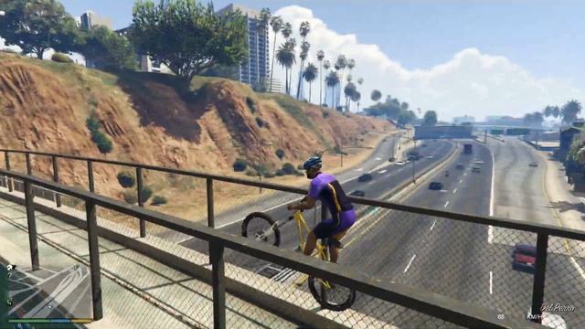 GTA 5 - URBAN DOWNHILL & COOL BICYCLE RIDE смотреть онлайн