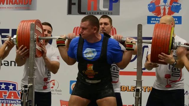 WC Powerlifting 2015 - Oleksiy Rokochiy - 412.5kg squat смотреть онлайн